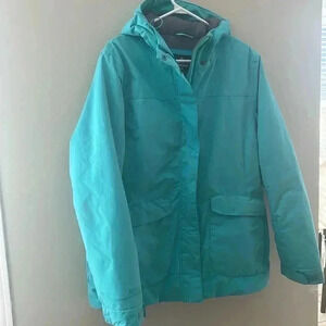 [L]Firefly Aquabase Turquoise Blue Ski/Snow  Winter Jacket
